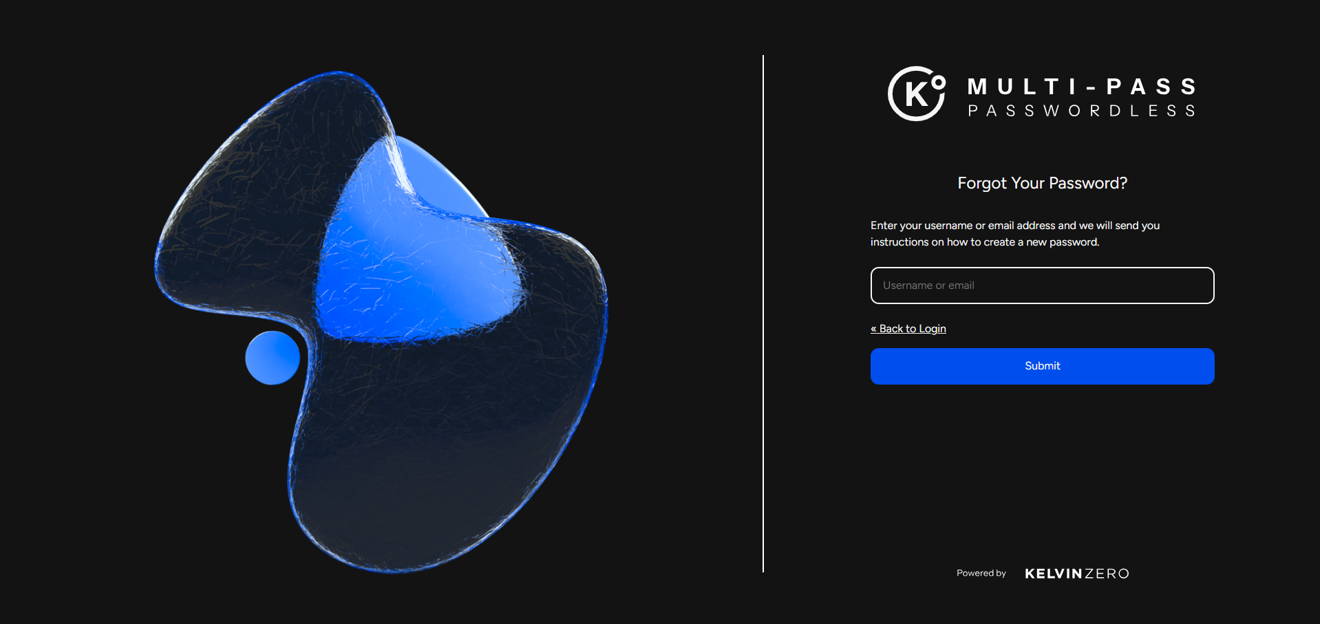 Forgot Password Page