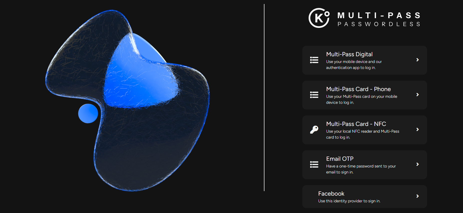 mpas identity provider login page