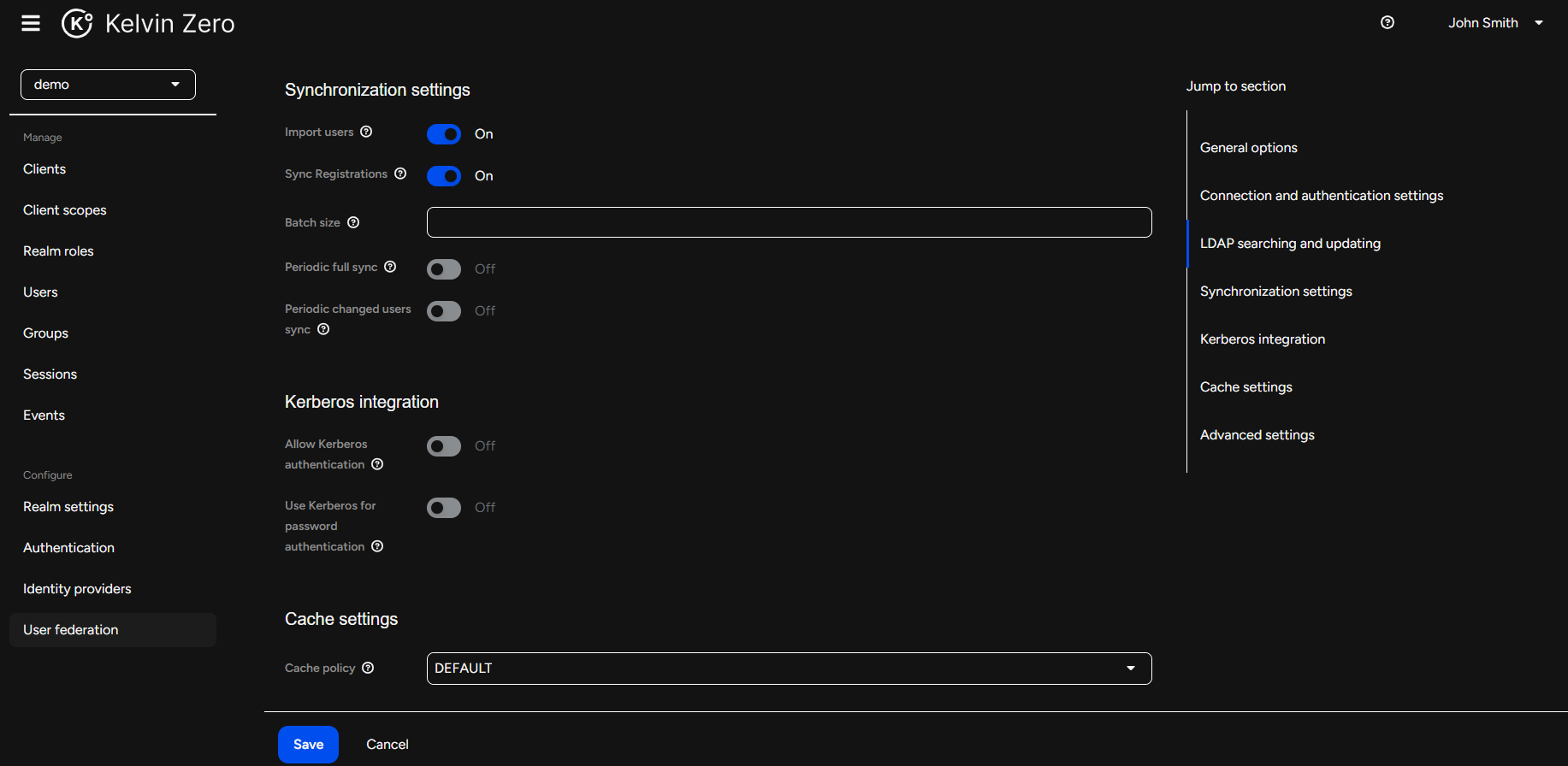 LDAP Kerberos Integration